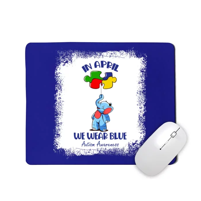 I Make The World Augreat Giftsome Autism Awareness Month Puzzle Piece Cute Gift Mousepad