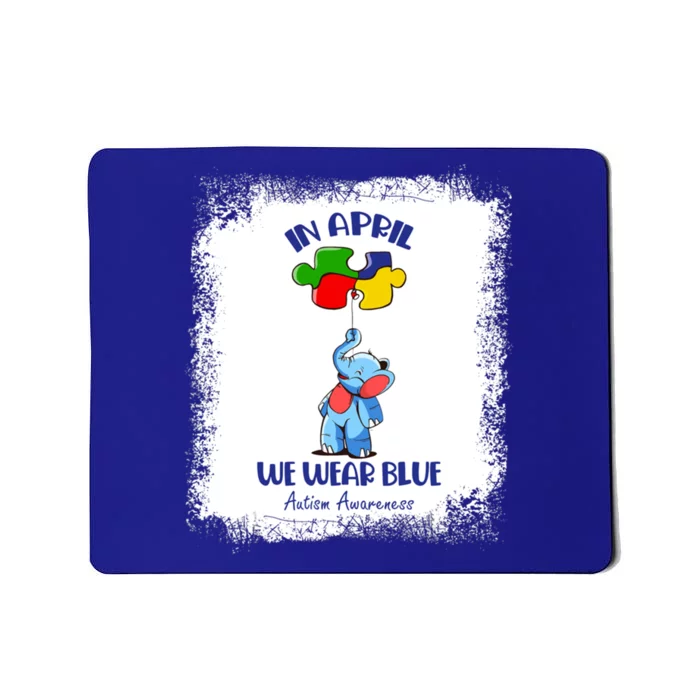 I Make The World Augreat Giftsome Autism Awareness Month Puzzle Piece Cute Gift Mousepad