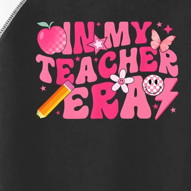 In My Teacher Era Back To School Retro Back To School Retro Toddler Fine Jersey T-Shirt