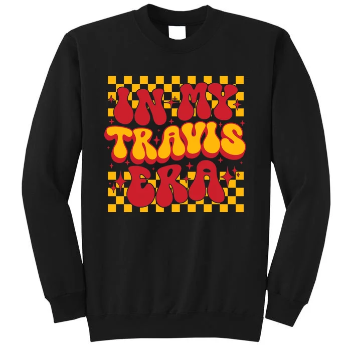 In My Travis Era Retro Groovy Tall Sweatshirt