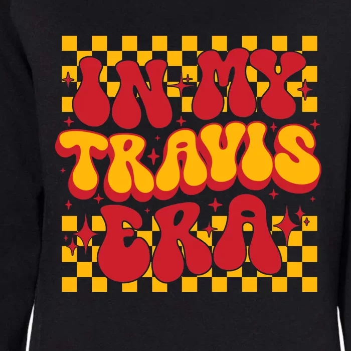 In My Travis Era Retro Groovy Womens California Wash Sweatshirt