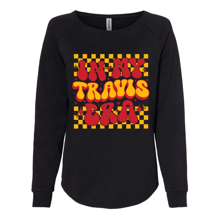 In My Travis Era Retro Groovy Womens California Wash Sweatshirt