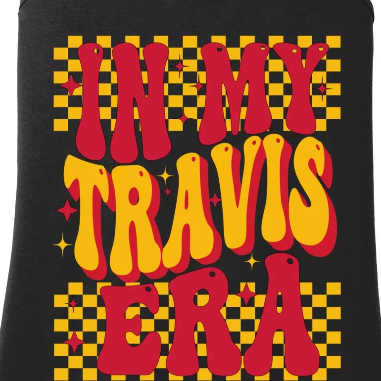 In My Travis Era Retro Groovy Ladies Essential Tank