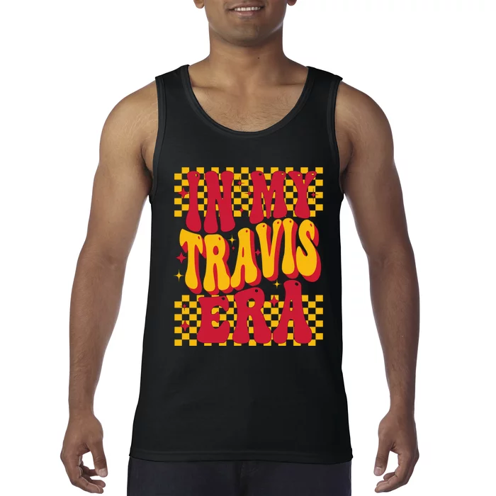 In My Travis Era Retro Groovy Tank Top