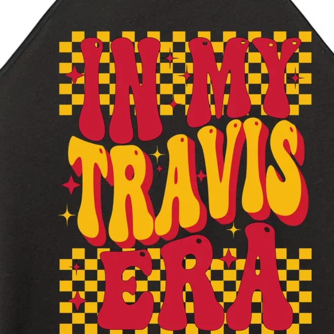 In My Travis Era Retro Groovy Women’s Perfect Tri Rocker Tank