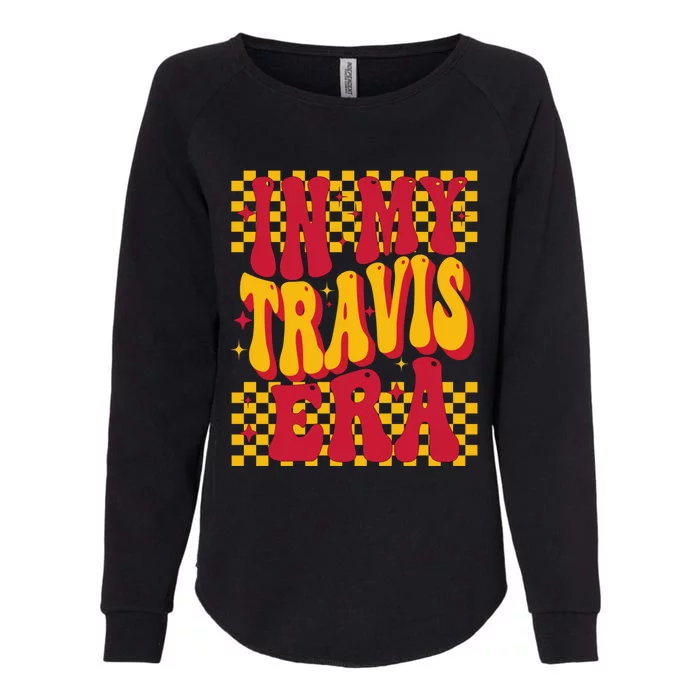 In My Travis Era Retro Groovy Womens California Wash Sweatshirt