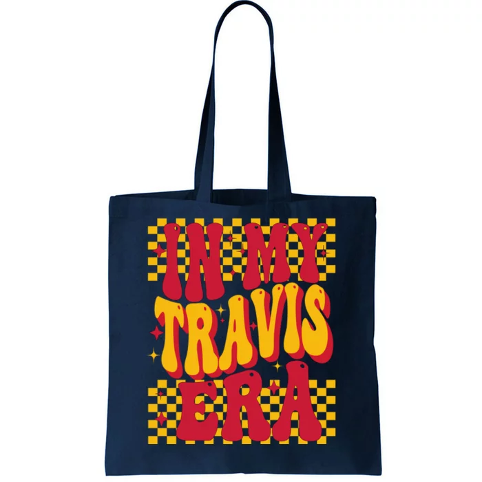 In My Travis Era Retro Groovy Tote Bag