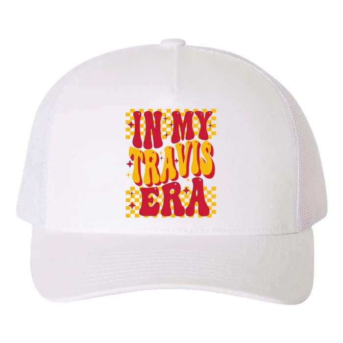 In My Travis Era Retro Groovy Yupoong Adult 5-Panel Trucker Hat