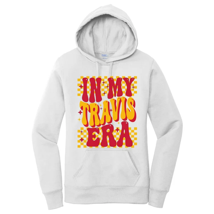 In My Travis Era Retro Groovy Women's Pullover Hoodie