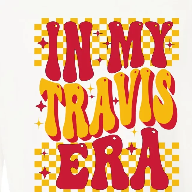 In My Travis Era Retro Groovy Cropped Pullover Crew