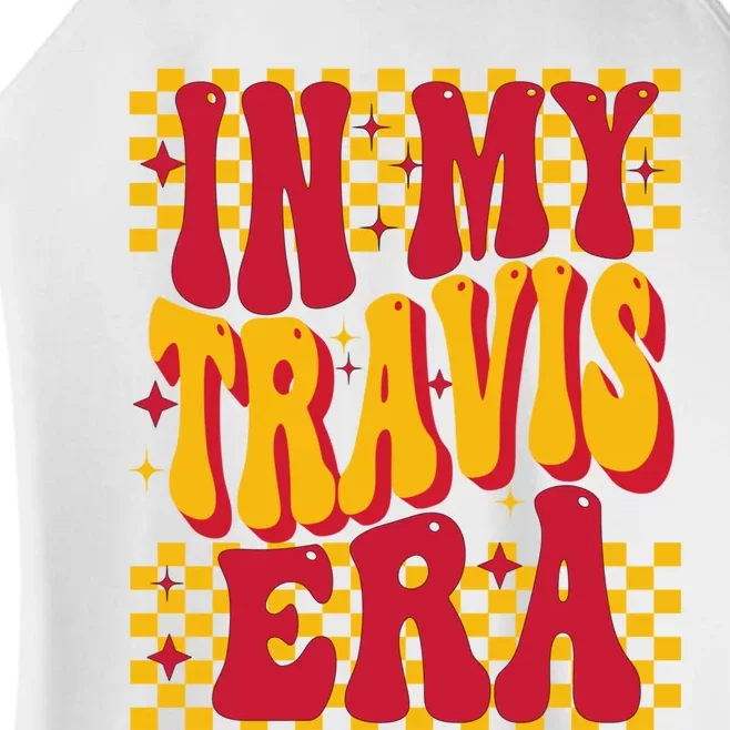 In My Travis Era Retro Groovy Women’s Perfect Tri Rocker Tank