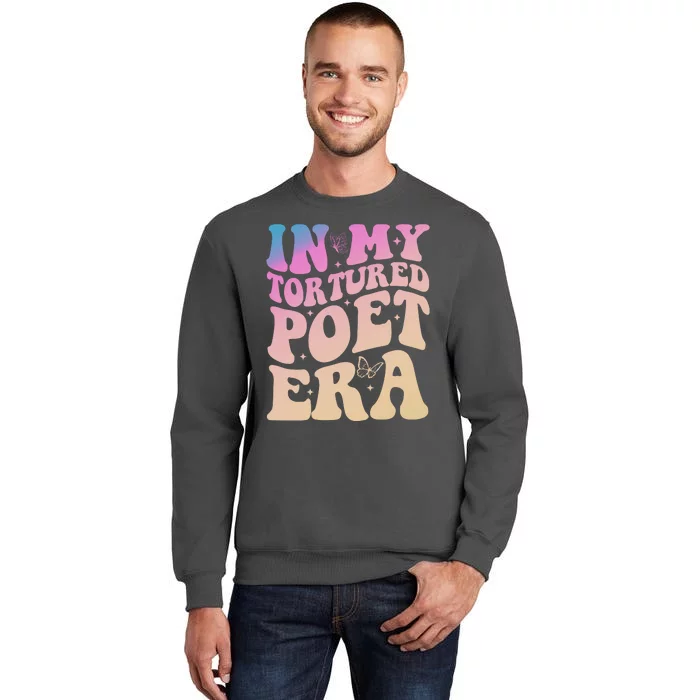 In My Tortured Poet Era Groovy Tall Sweatshirt