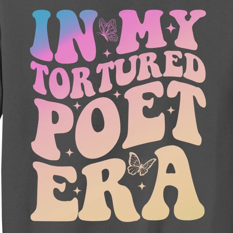 In My Tortured Poet Era Groovy Tall Sweatshirt