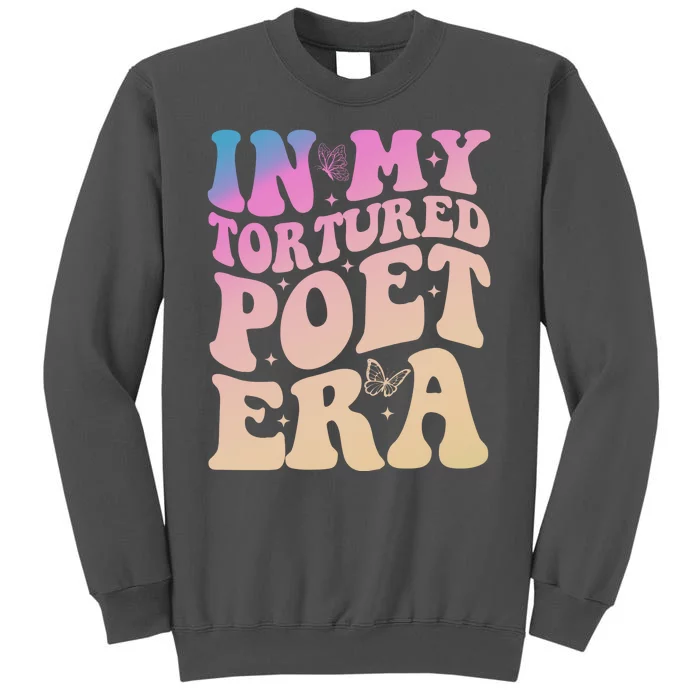 In My Tortured Poet Era Groovy Tall Sweatshirt