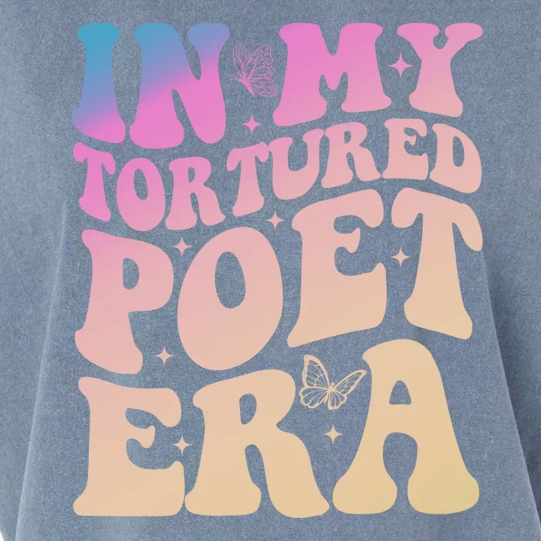 In My Tortured Poet Era Groovy Garment-Dyed Women's Muscle Tee