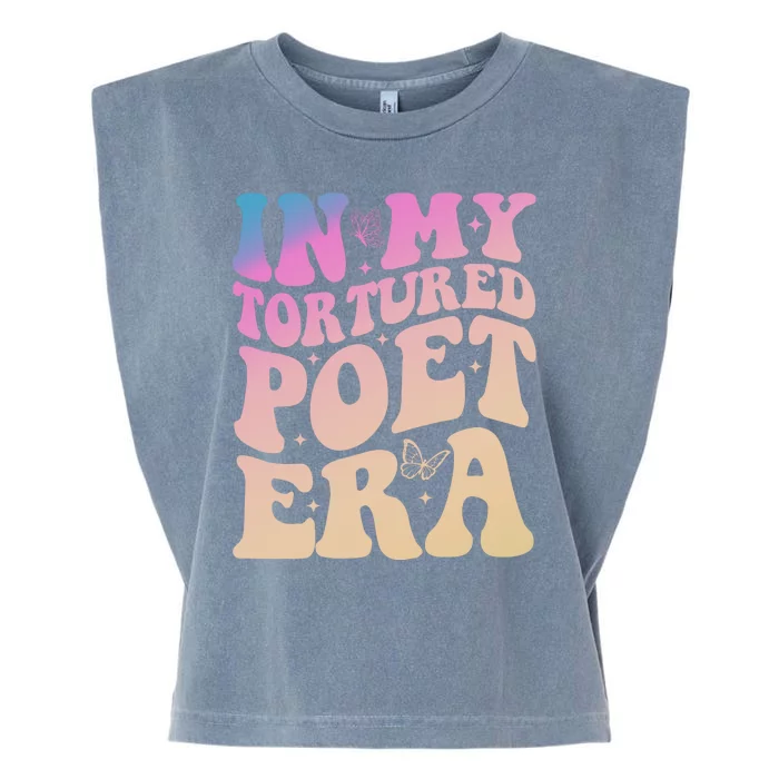 In My Tortured Poet Era Groovy Garment-Dyed Women's Muscle Tee