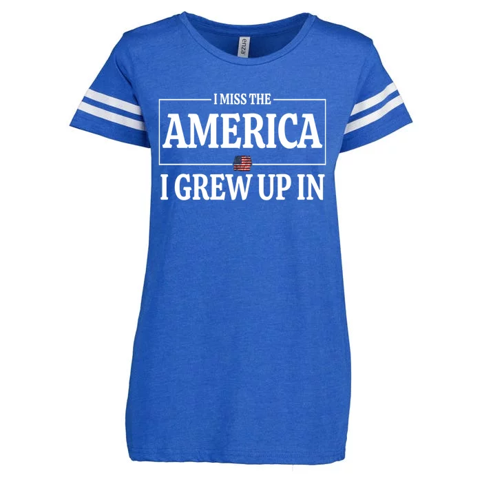 I Miss The America I Grew Up In Anti Governt Gift Enza Ladies Jersey Football T-Shirt