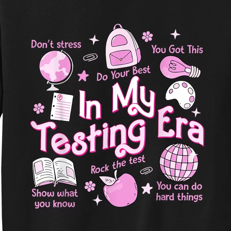 In My Testing Era Teachers Student Rock The Test Testing Day Sweatshirt