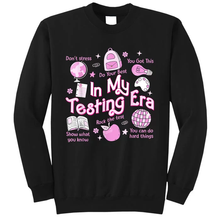 In My Testing Era Teachers Student Rock The Test Testing Day Sweatshirt