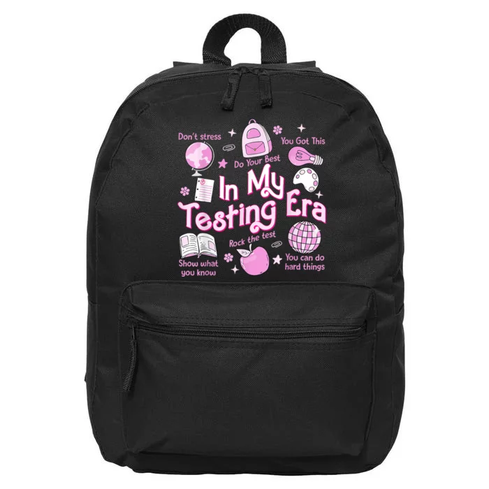 In My Testing Era Teachers Student Rock The Test Testing Day 16 in Basic Backpack