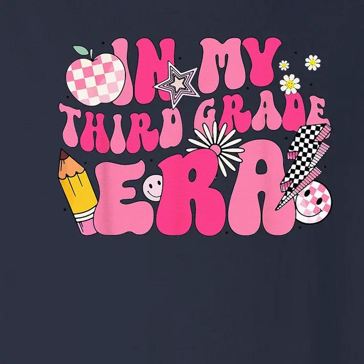 In My Third Grade Era Back To School 3rd Grade Retro Groovy Toddler Long Sleeve Shirt