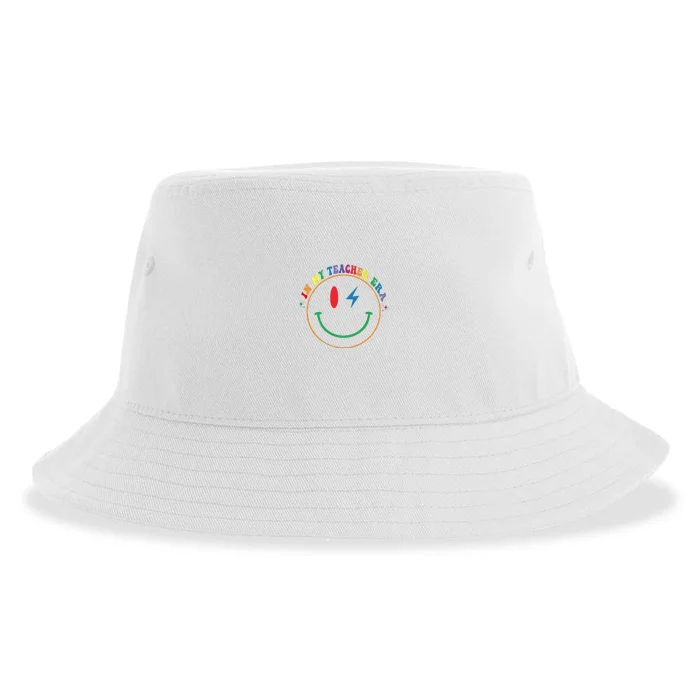 In My Teacher Era Favorite Teacher Gift Teacher’S Day Gift Custom School Teac Front & Back Sustainable Bucket Hat