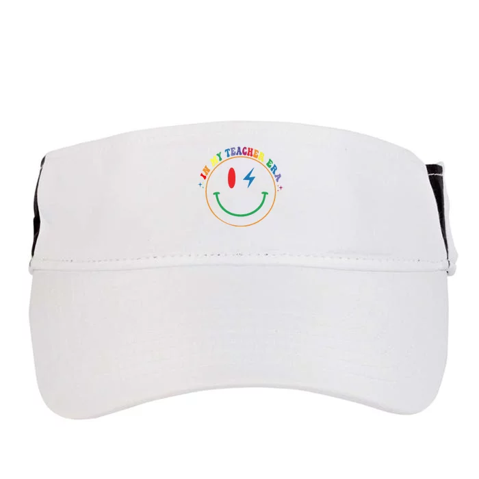 In My Teacher Era Favorite Teacher Gift Teacher’S Day Gift Custom School Teac Front & Back Adult Drive Performance Visor