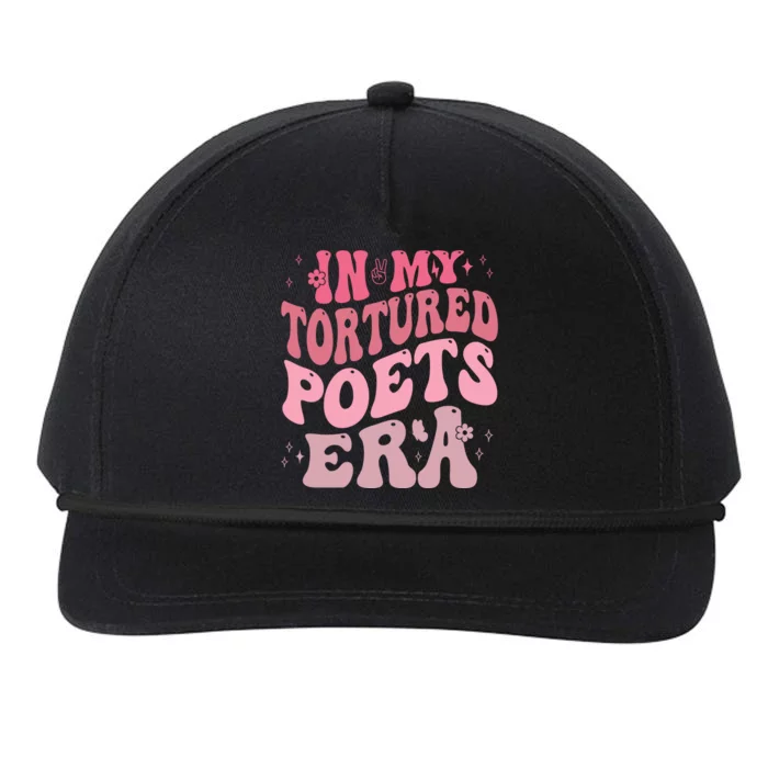 In My Tortured Poets Era Pink Groovy Snapback Five-Panel Rope Hat