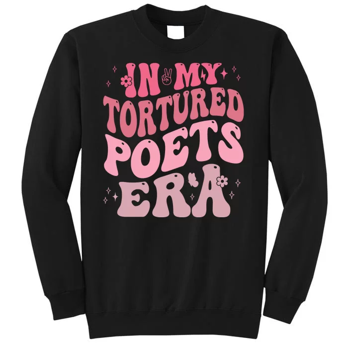 In My Tortured Poets Era Pink Groovy Tall Sweatshirt