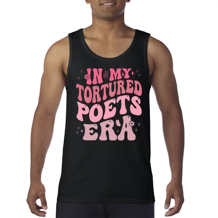 In My Tortured Poets Era Pink Groovy Tank Top