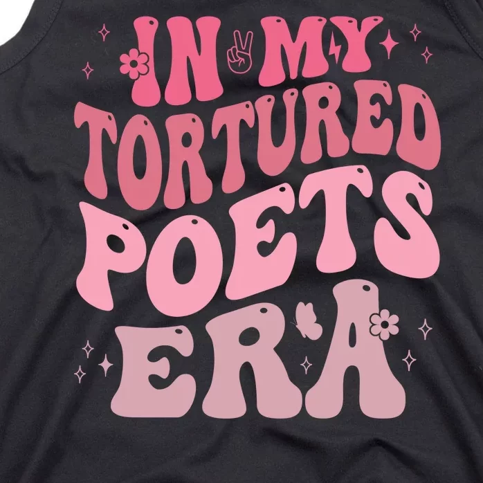 In My Tortured Poets Era Pink Groovy Tank Top