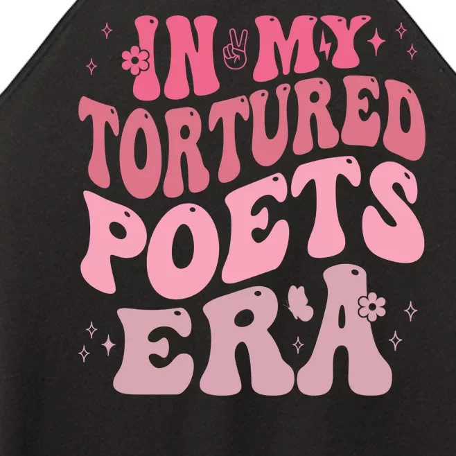 In My Tortured Poets Era Pink Groovy Women’s Perfect Tri Rocker Tank