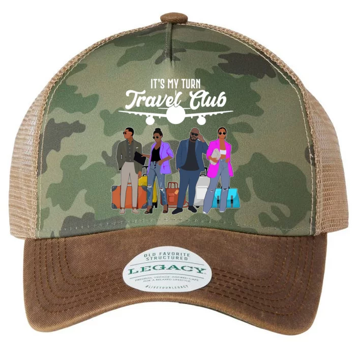 It's My Turn Travel Club Traveling Black African American Men And Women Legacy Tie Dye Trucker Hat