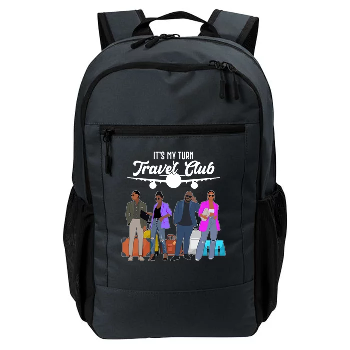 It's My Turn Travel Club Traveling Black African American Men And Women Daily Commute Backpack