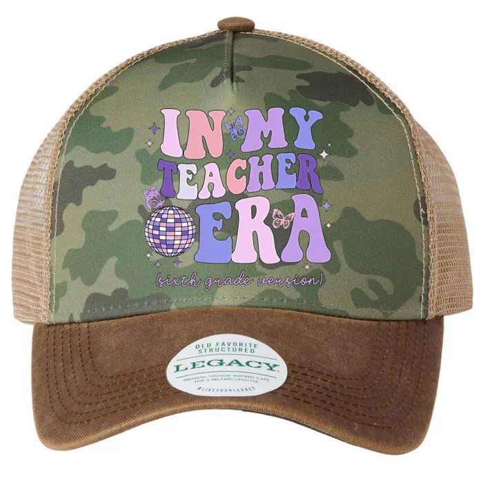 In My Teacher Era Sixth Grade Version 6th Grade Teacher Era Legacy Tie Dye Trucker Hat