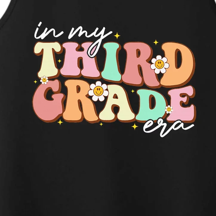 In My Third Grade Era Retro Back To School Teacher Student Performance Tank