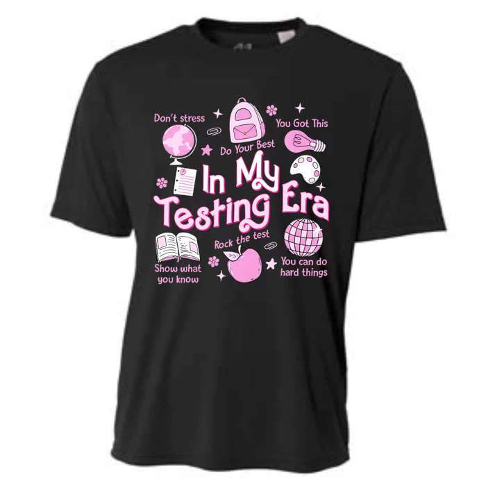 In My Testing Era Teachers Student Rock The Test Testing Day Cooling Performance Crew T-Shirt