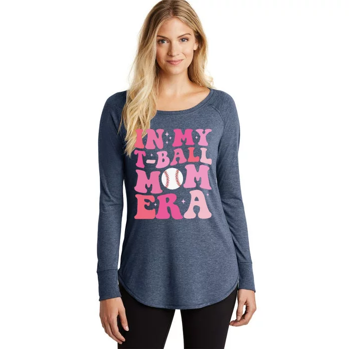 In My Tball Mom Era Ball Mom Funny Mothers Day Women's Perfect Tri Tunic Long Sleeve Shirt