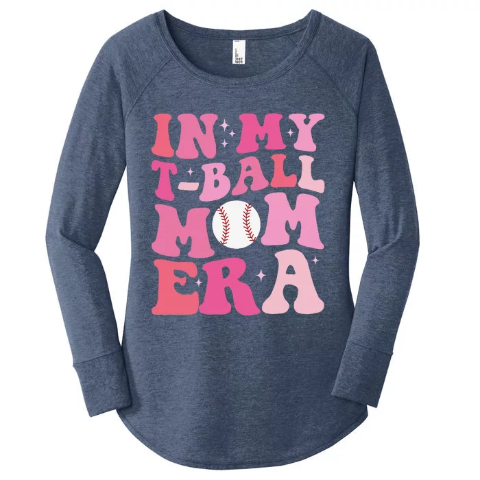 In My Tball Mom Era Ball Mom Funny Mothers Day Women's Perfect Tri Tunic Long Sleeve Shirt