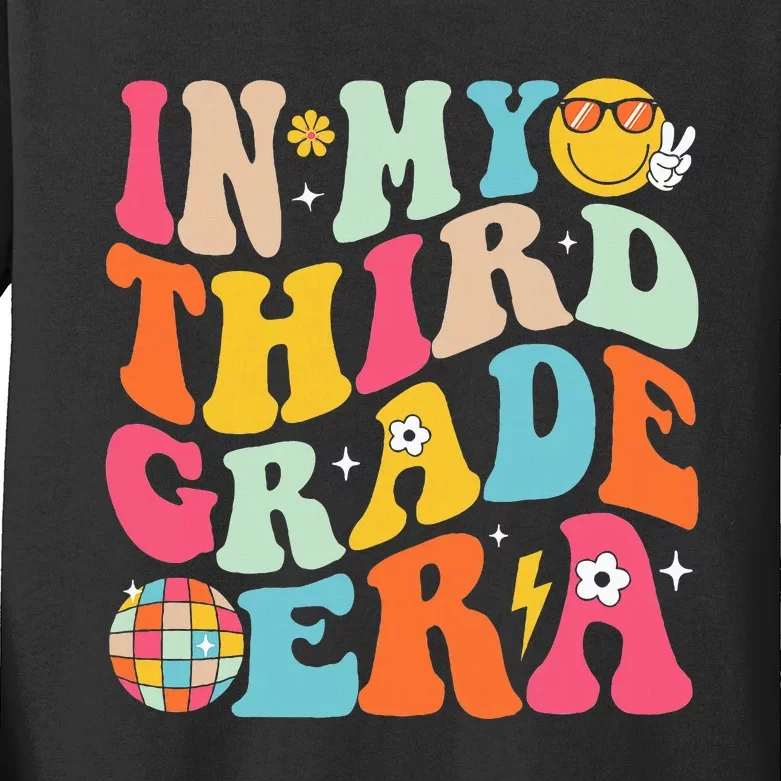 In My Third Grade Era Back To School 3rd Grade Kids Long Sleeve Shirt