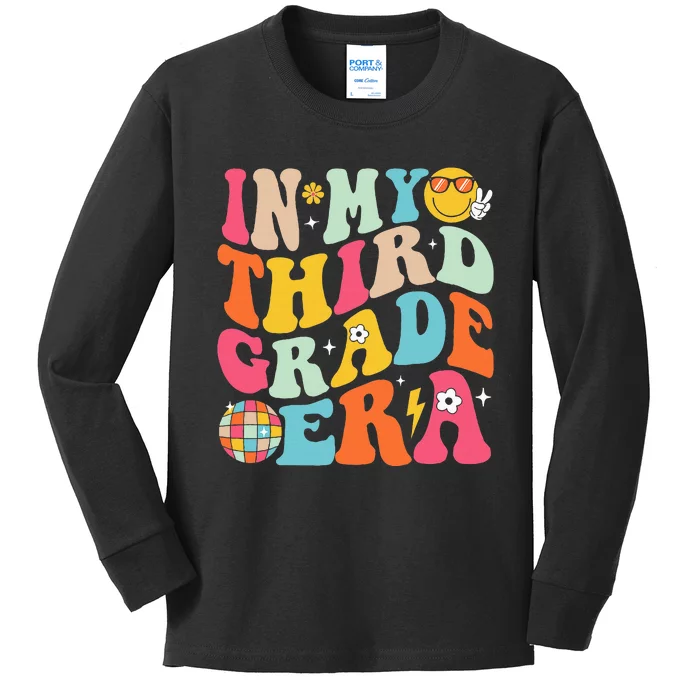 In My Third Grade Era Back To School 3rd Grade Kids Long Sleeve Shirt