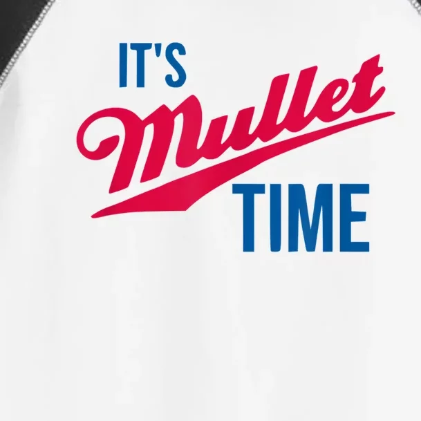 It’s Mullet Time, Funny Redneck Mullet Toddler Fine Jersey T-Shirt