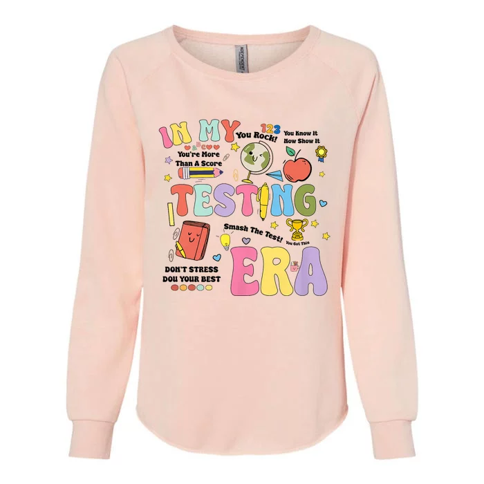 In My Testing Era Staar Test Day You Got This Motivational Womens California Wash Sweatshirt