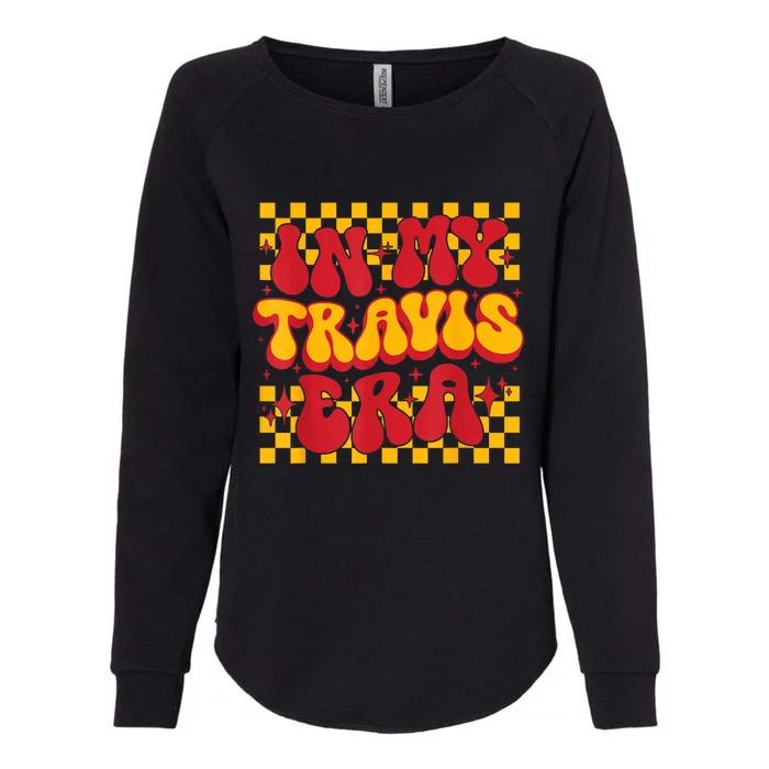 In My Travis Era Retro Groovy Womens California Wash Sweatshirt