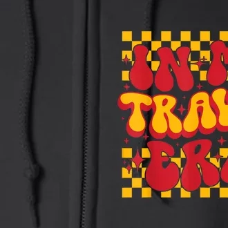 In My Travis Era Retro Groovy Full Zip Hoodie