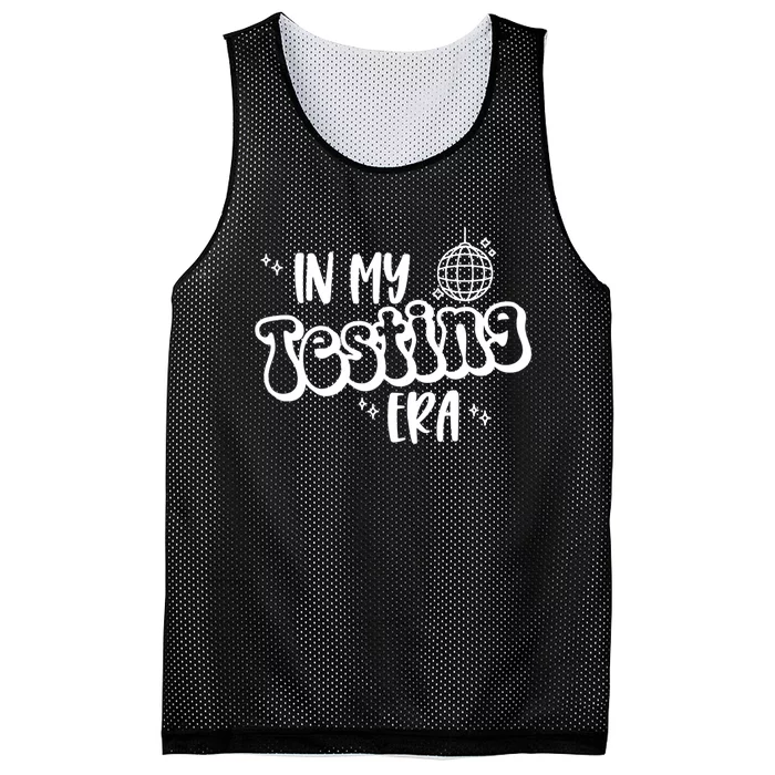 In My Testing Era, Funny Testing Teacher, Teaching Student Mesh Reversible Basketball Jersey Tank