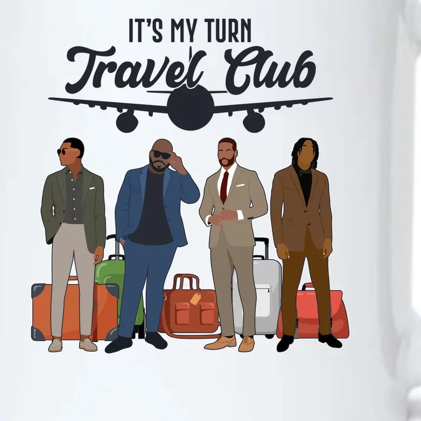 It's My Turn Travel Club Traveling Black African American Men Black Color Changing Mug