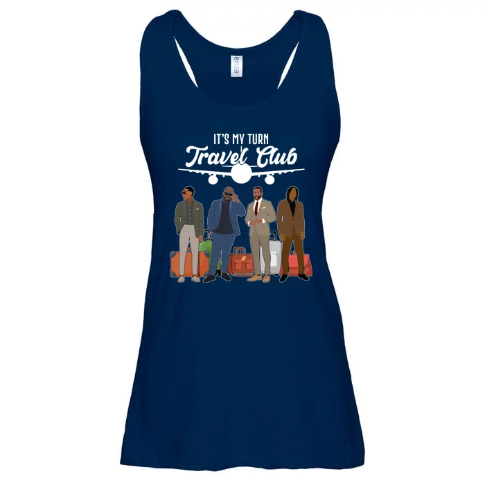 It's My Turn Travel Club Traveling Black African American Men Ladies Essential Flowy Tank