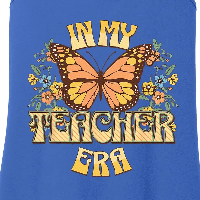 In My Teacher Era Back To School Teacher Appreciation Ladies Essential Tank