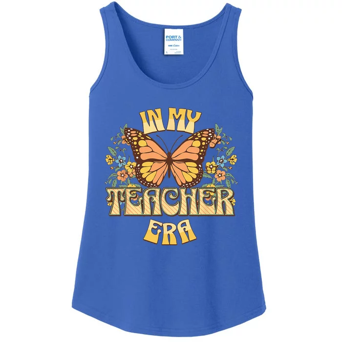 In My Teacher Era Back To School Teacher Appreciation Ladies Essential Tank